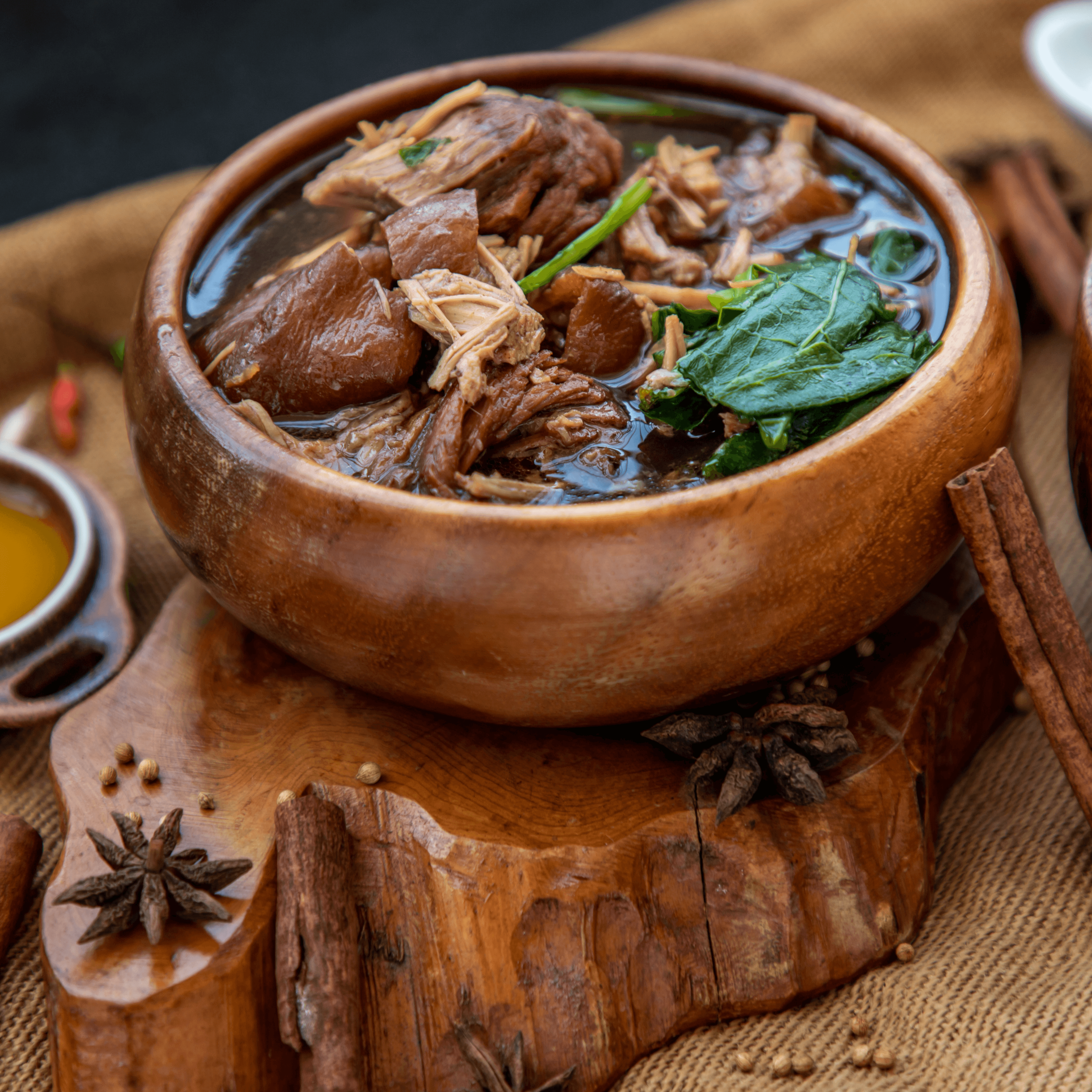 Local cook — The meal that tells you where you are.